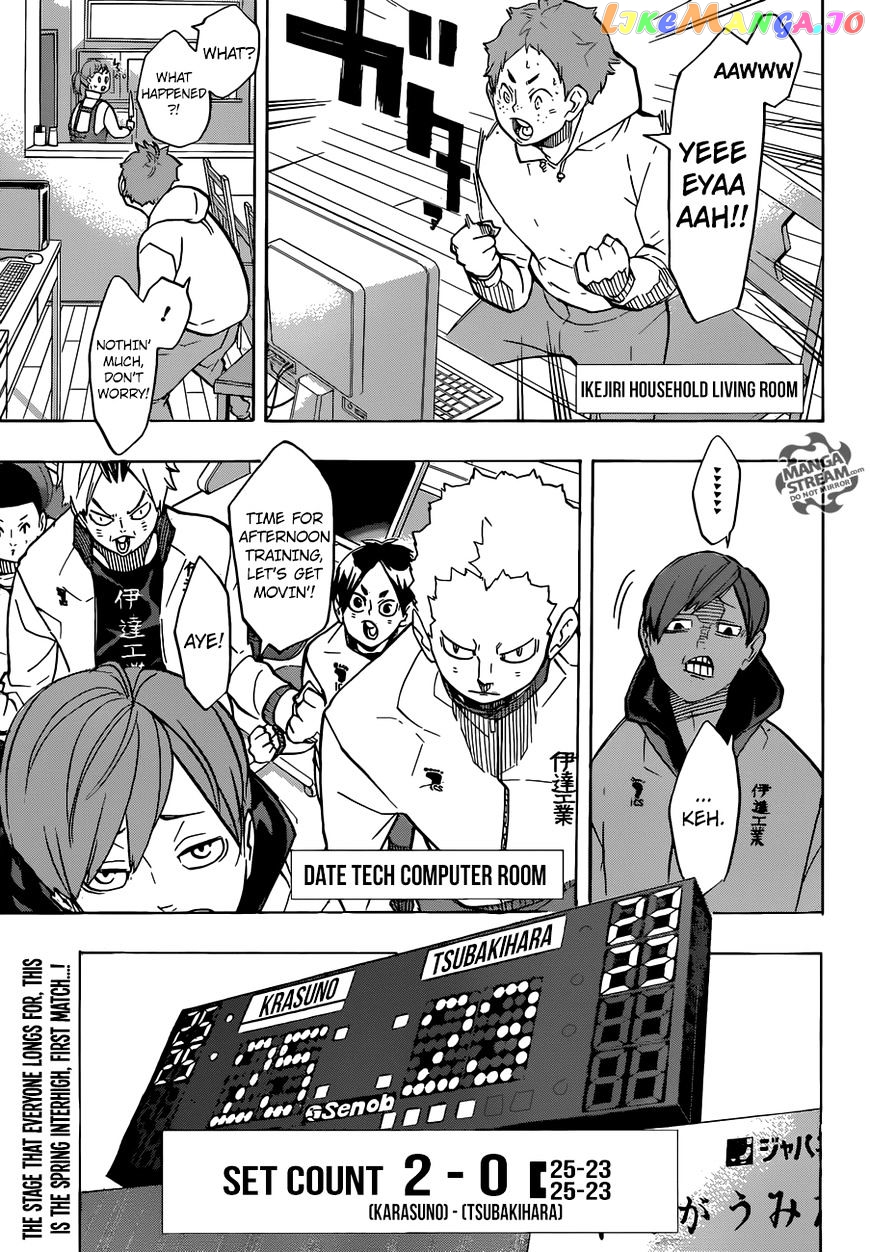 Haikyuu!!, Chapter 243 image 01